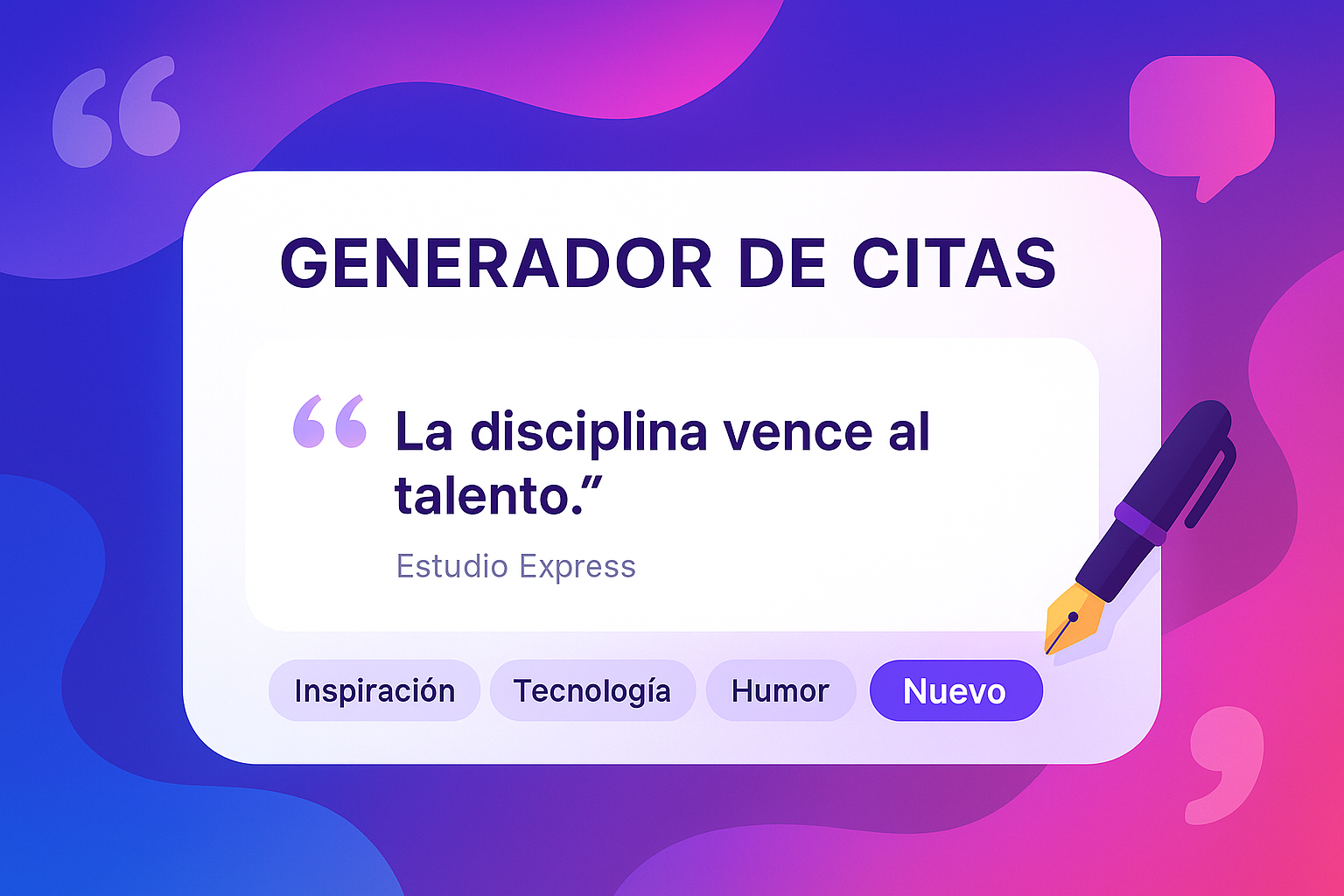 Generador de citas